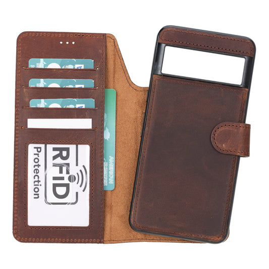 Magic Google Pixel 10 Pro XL/ Pixel 11 Pro XL Leather Detachable Wallet Case
