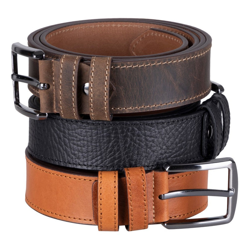 Urban Classic Leather Men's Belt - Black