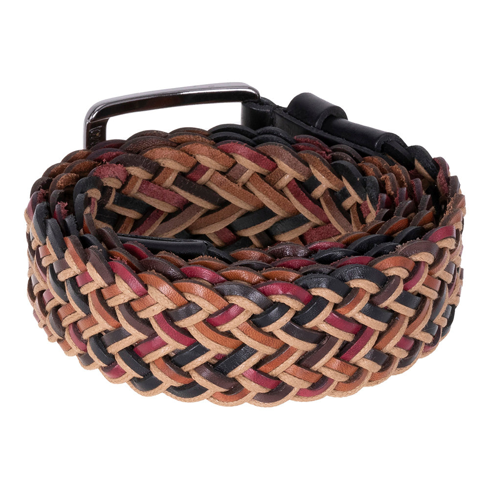 Braid Leather Men's Belt