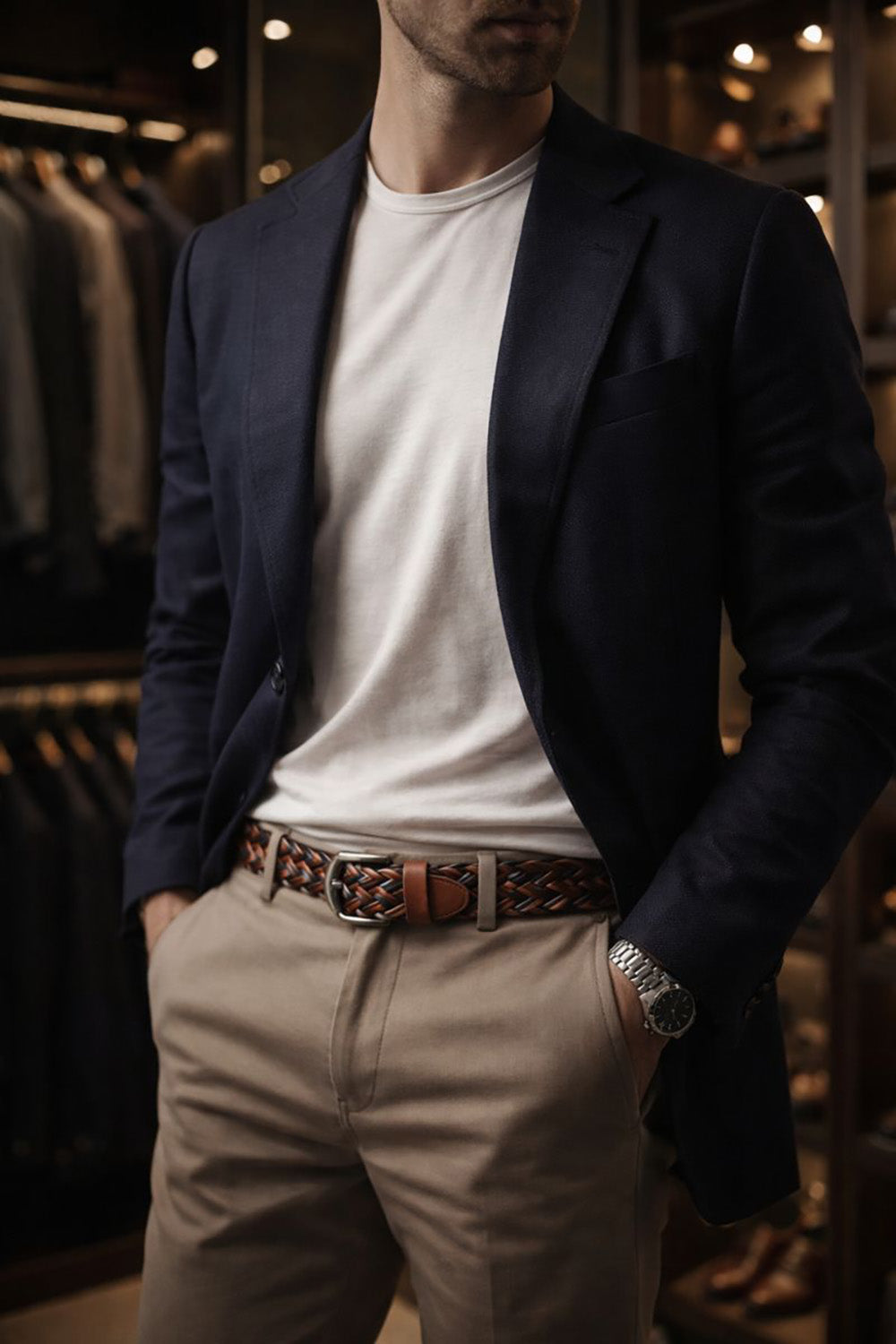 Valor Leather Men's Belt