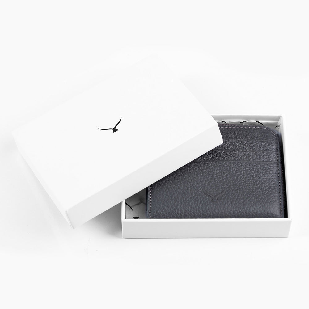 4506 Men Leather Card Holder With Zipper