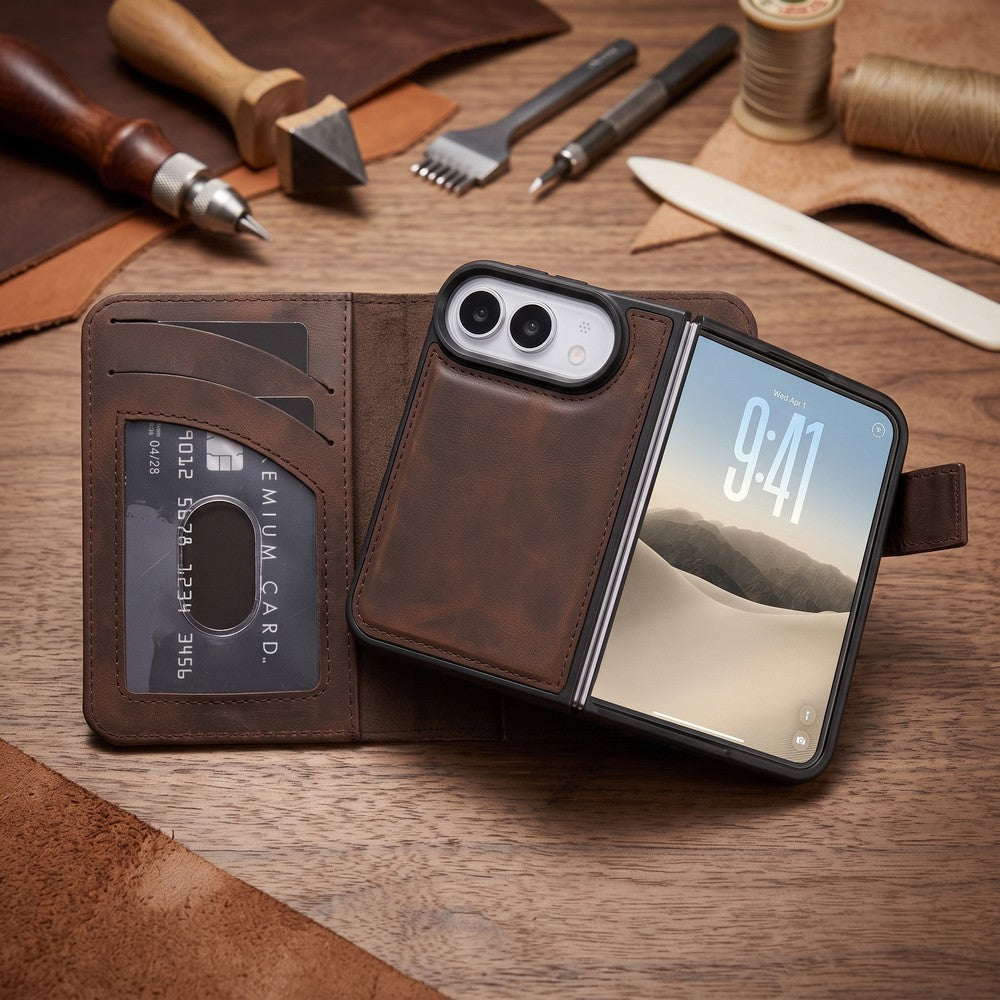 Where Craftsmanship Meets Everyday Utility: Introducing the Magic iPhone Duo Detachable Leather Wallet Case