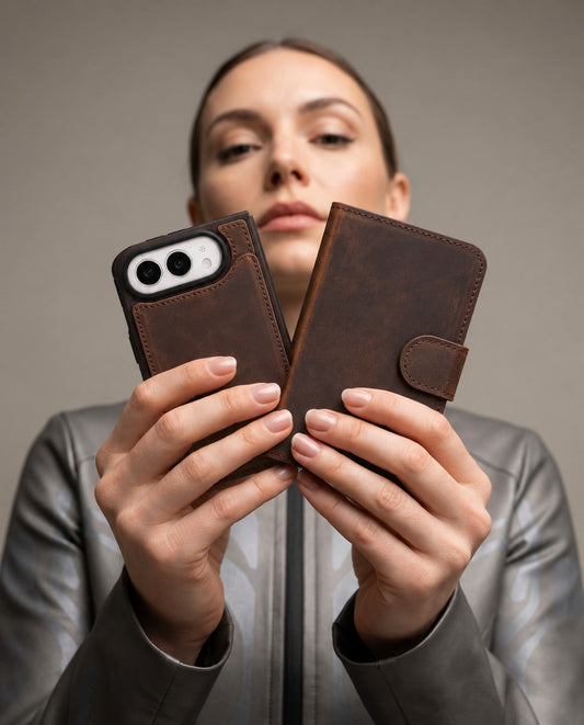 Where Craftsmanship Meets Everyday Utility: Introducing the Magic iPhone Duo Detachable Leather Wallet Case