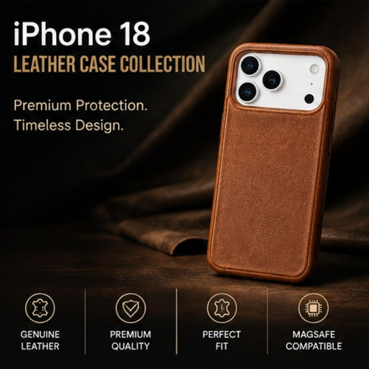🚀 Pre-Orders Are Now Open  Based on early demand from our global partners, we have officially launched pre-orders for our iPhone 18 leather case collection.