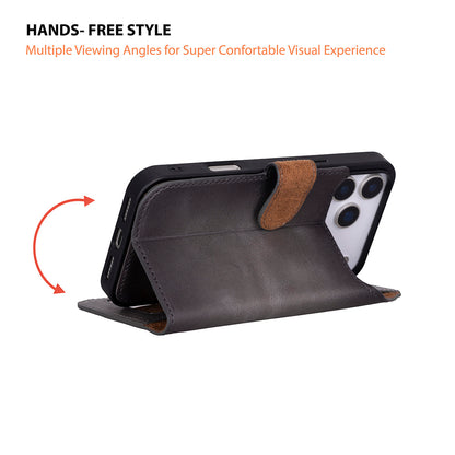 Magic iPhone 18 Pro Max Leather Detachable Wallet Case