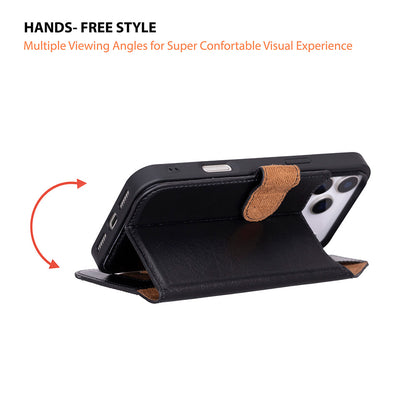 Magic iPhone 18 Pro Max Leather Detachable Wallet Case