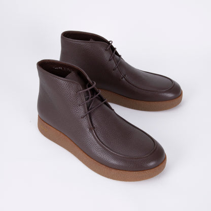 Trust Shoes E1562 Leather Men's Boots – Brown