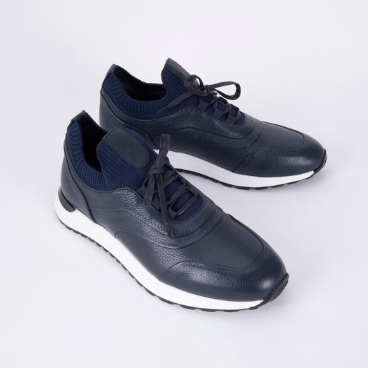 Trust Shoes D546T Leather Men’s Shoes - Navy