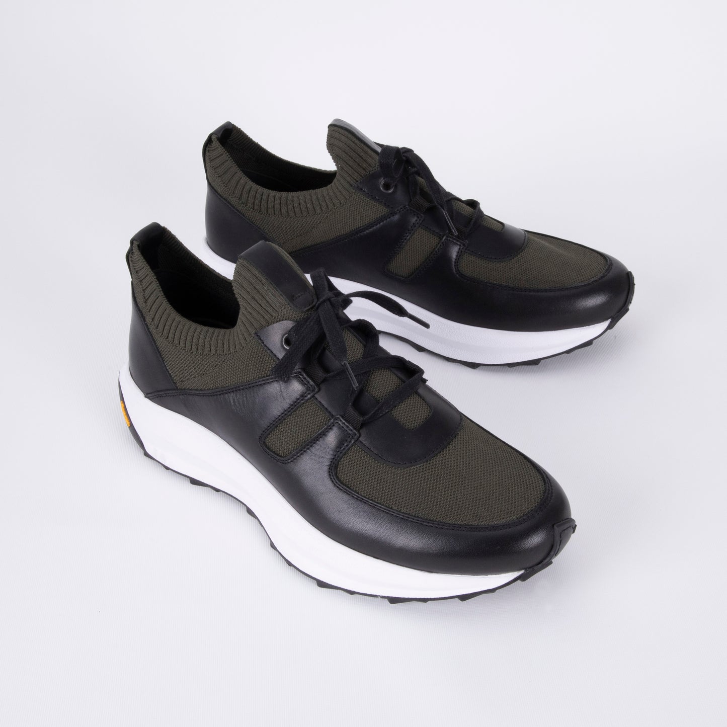 Trust Shoes D4203Y Leather Men’s Shoes - Green/Black