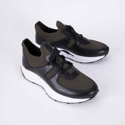 Trust Shoes D4203Y Leather Men’s Shoes - Green/Black