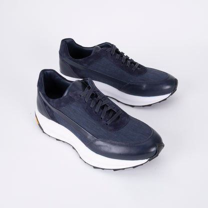 Trust Shoes D4200Y Leather Men’s Shoes - Navy