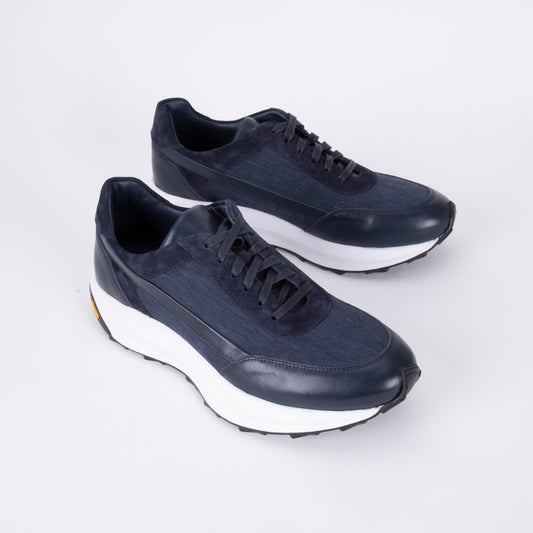Trust Shoes D4200Y Leather Men’s Shoes - Navy
