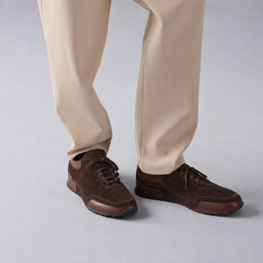 Trust Shoes D532T Leather Men’s Shoes - Brown