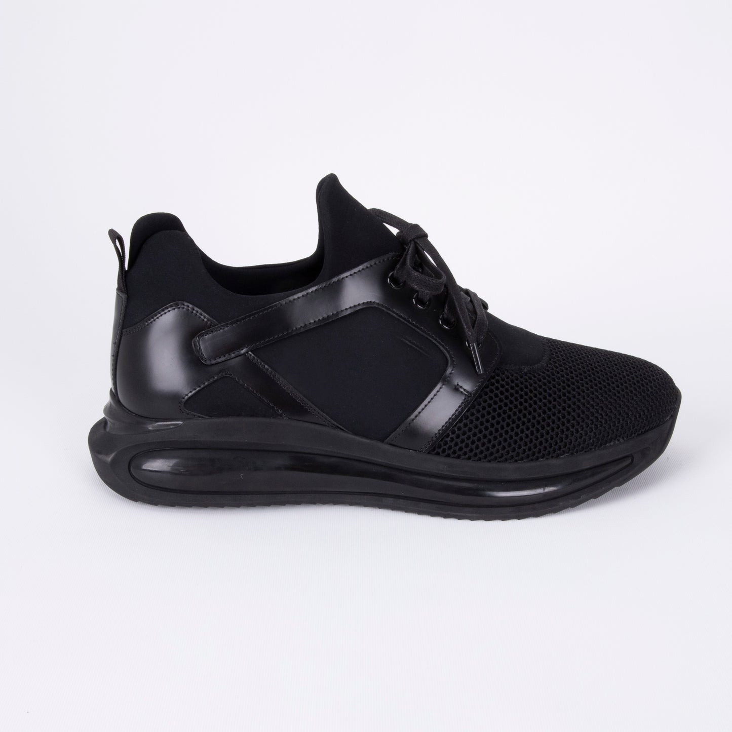 Trust Shoes D2535 Leather Men’s Sneaker - Black