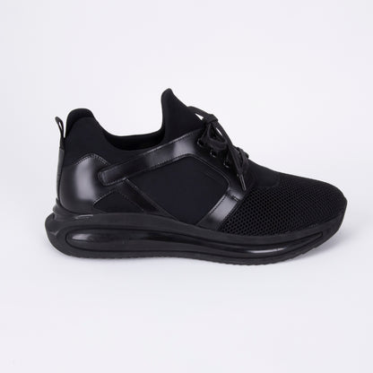 Trust Shoes D2535 Leather Men’s Sneaker - Black