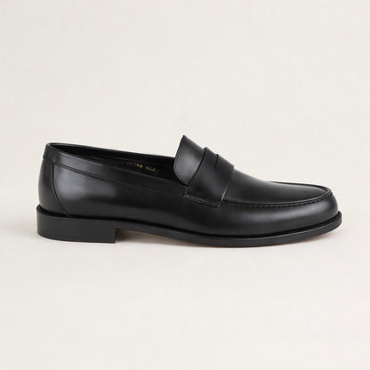 Trust Shoes D6259 Leather Men's Loafers – Black