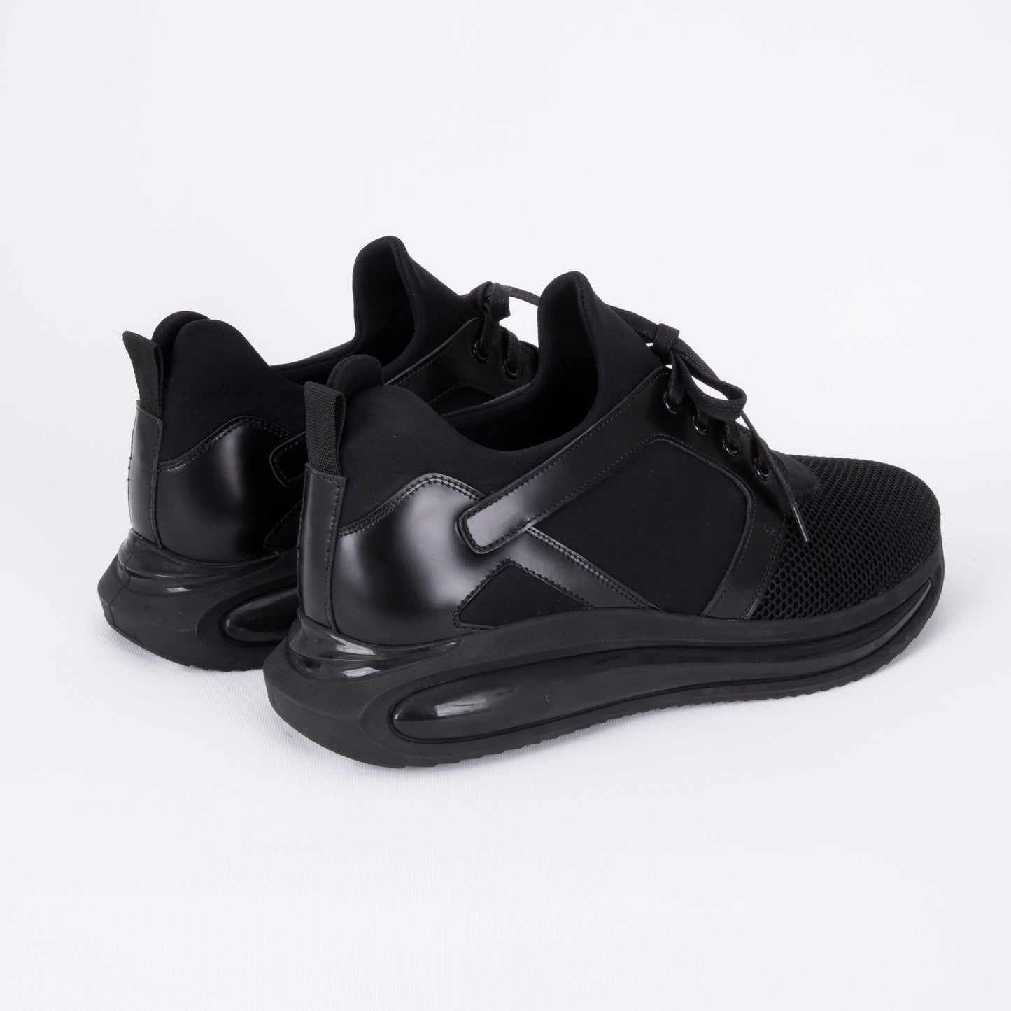 Trust Shoes D2535 Leather Men’s Sneaker - Black