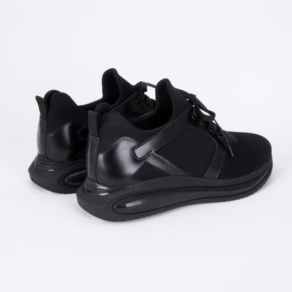 Trust Shoes D2535 Leather Men’s Sneaker - Black