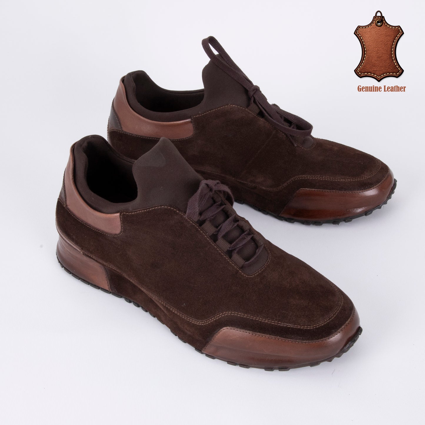 Trust Shoes D532T Leather Men’s Shoes - Brown