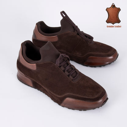 Trust Shoes D532T Leather Men’s Shoes - Brown