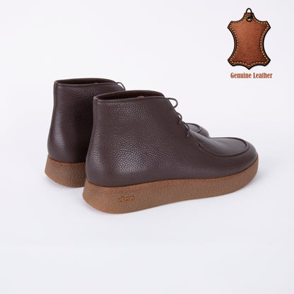 Trust Shoes E1562 Leather Men's Boots – Brown