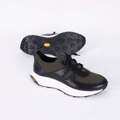 Trust Shoes D4203Y Leather Men’s Shoes - Green/Black