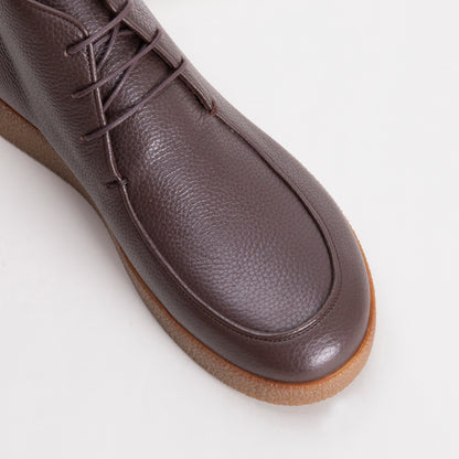 Trust Shoes E1562 Leather Men's Boots – Brown
