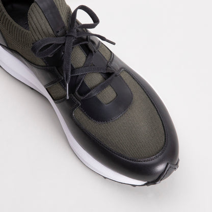 Trust Shoes D4203Y Leather Men’s Shoes - Green/Black