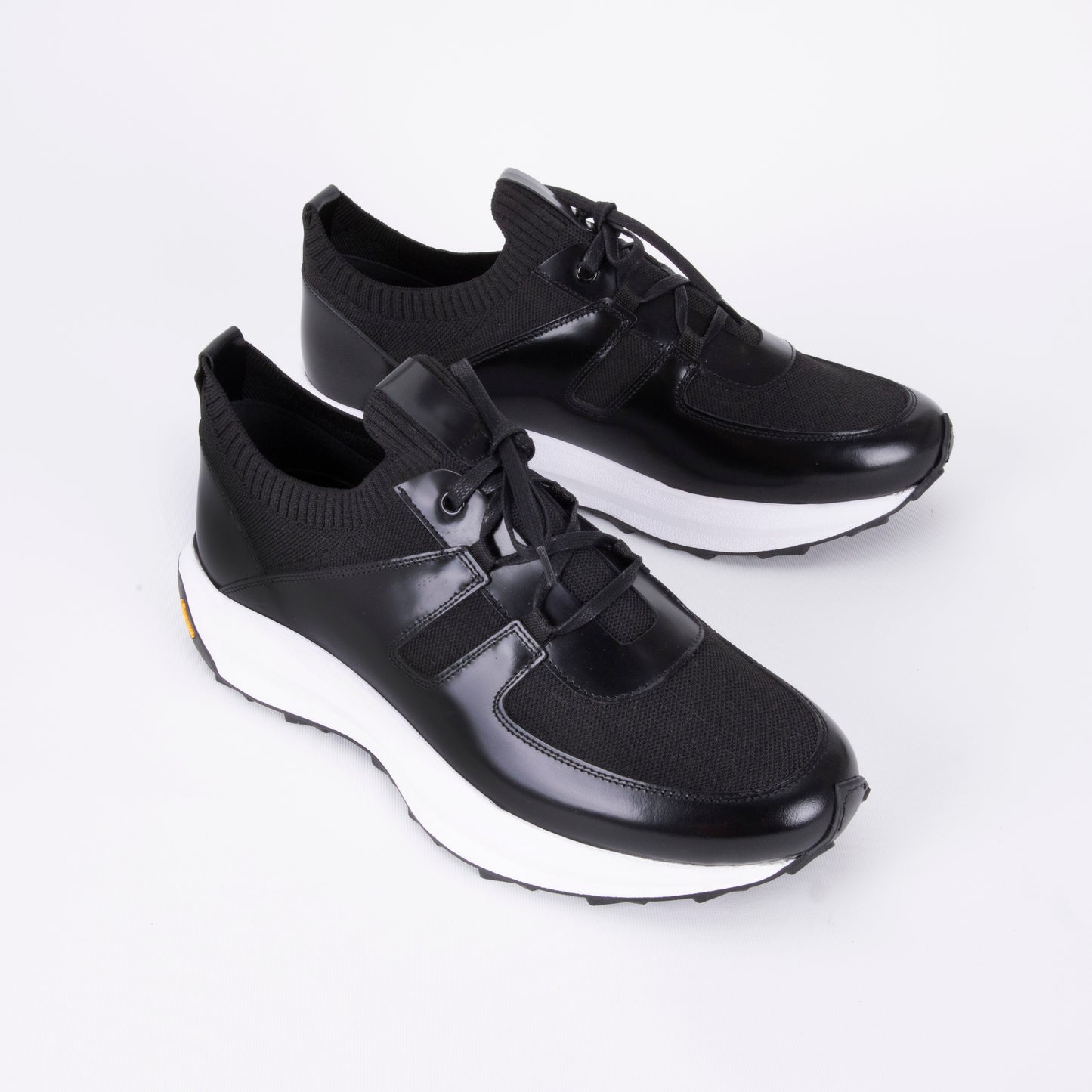 Trust Shoes D4203Y Leather Men’s Shoes - Black/Black