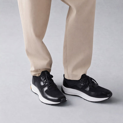 Trust Shoes D4203Y Leather Men’s Shoes - Black/Black