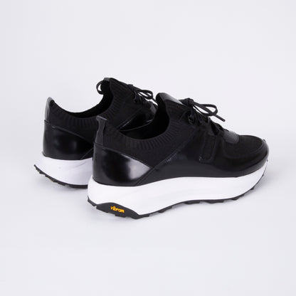 Trust Shoes D4203Y Leather Men’s Shoes - Black/Black