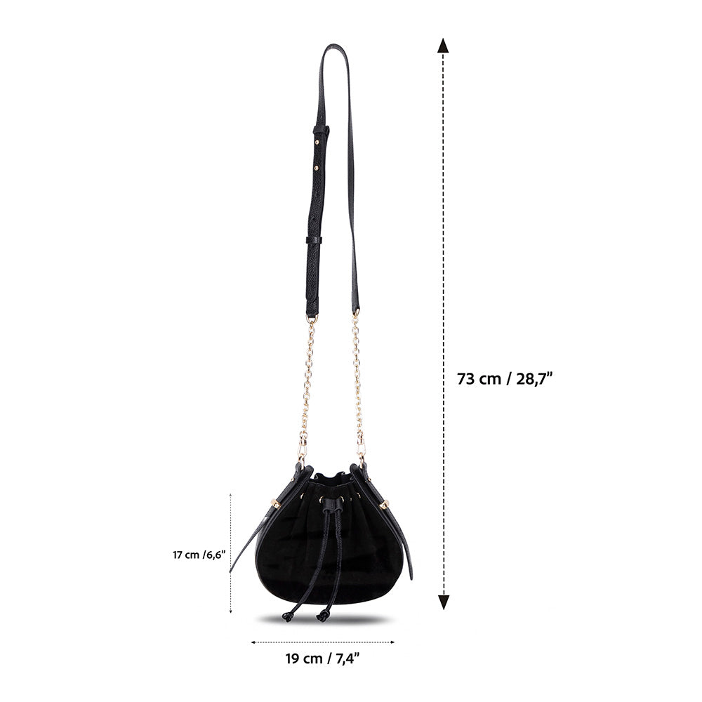 Valentina Women's Suede Leather Bag