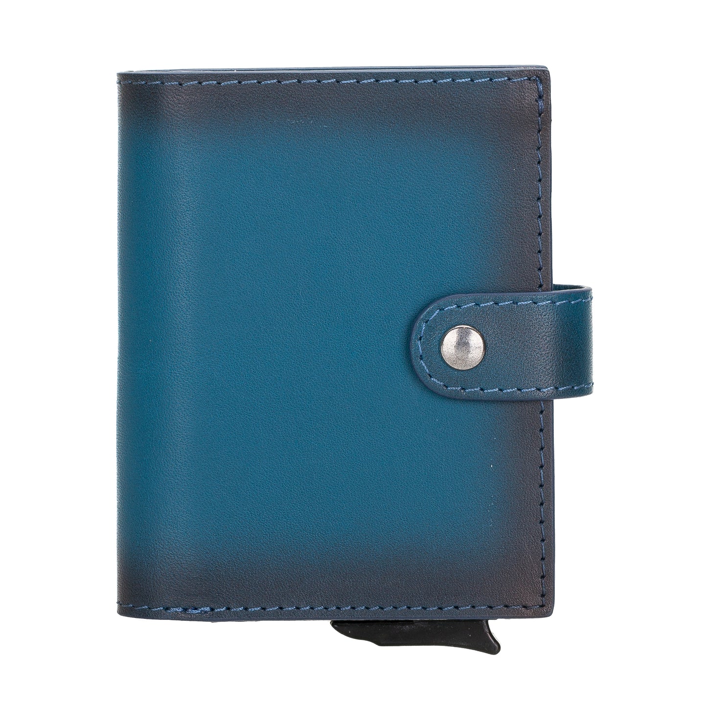 Palermo Mechanical Leather Card Holder