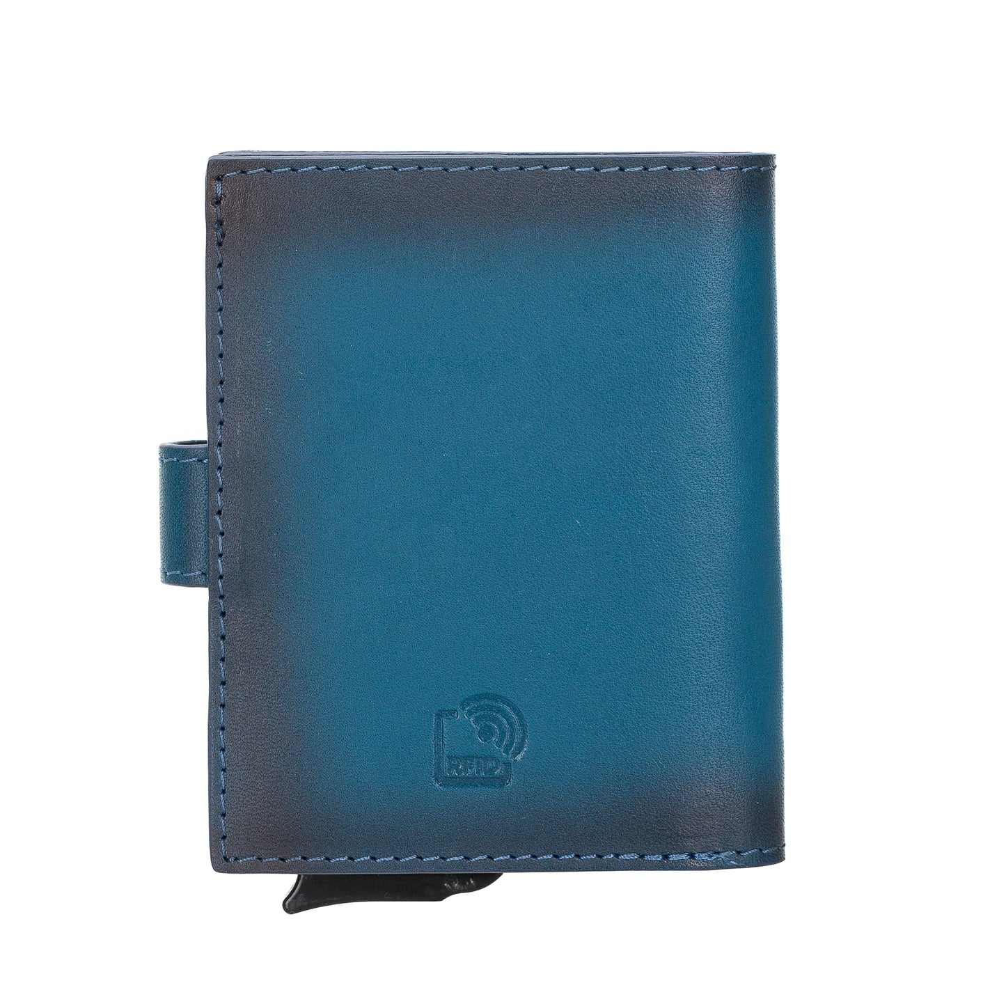 Palermo Mechanical Leather Card Holder