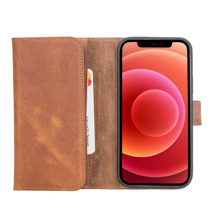 Santa iPhone 12 Pro Max Leather Detachable Wallet Case