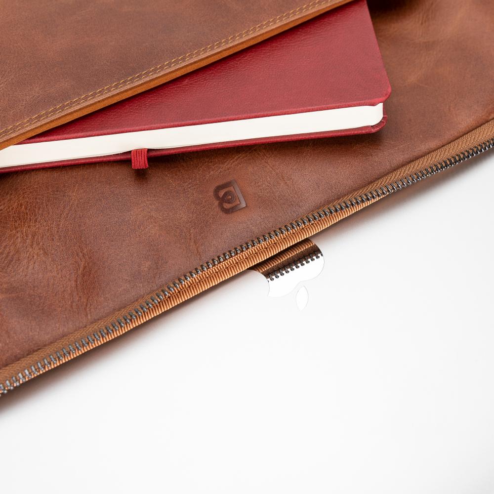 Hamilton Slim Leather Laptop / Tablet Sleeve