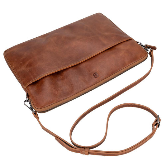 Hamilton Slim Leather Laptop / Tablet Sleeve