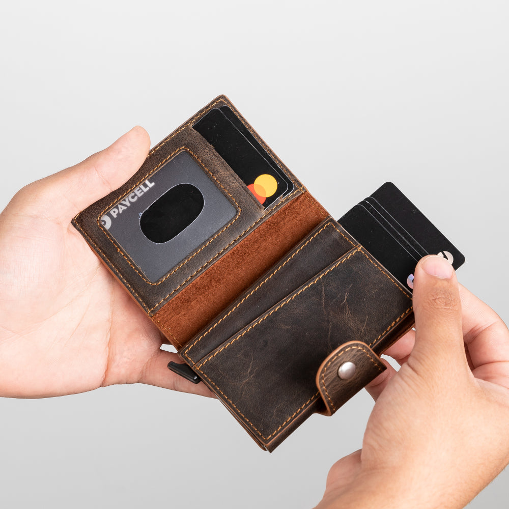 Mondello Leather Detachable Card Holder