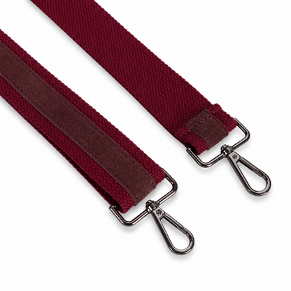 Burgundy Still Genuine Suede Leather 13-14 Inch MacBook & Laptop Bag