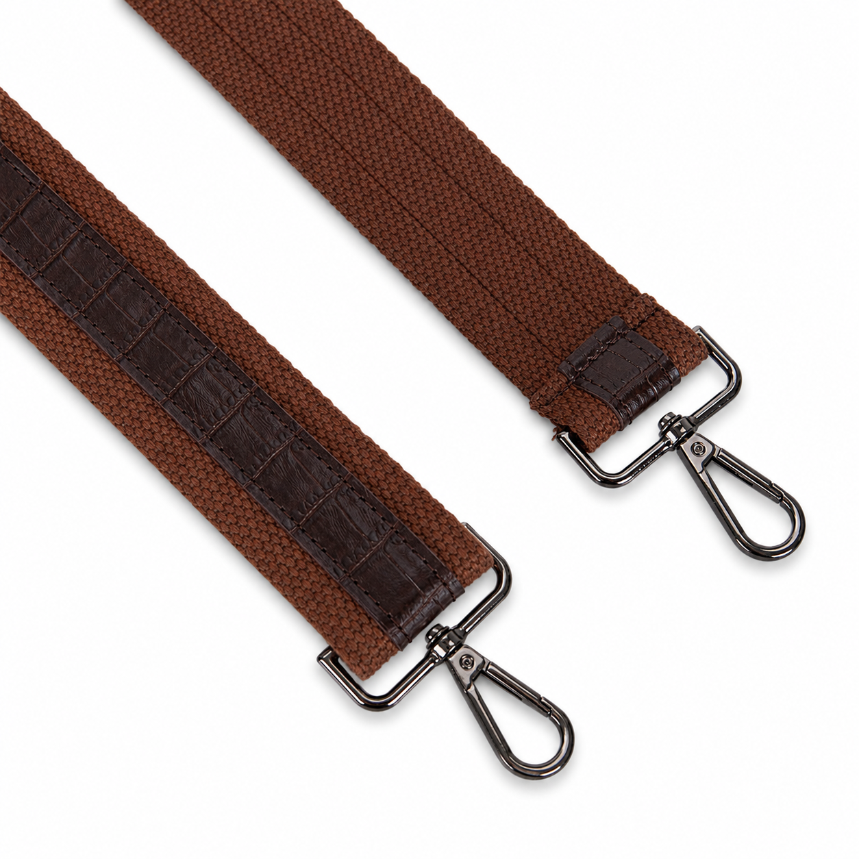 Mocha Croco Still Genuine Suede Leather 15-16 Inch MacBook & Laptop Bag