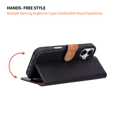 Magic iPhone 17 Leather Detachable Wallet Case