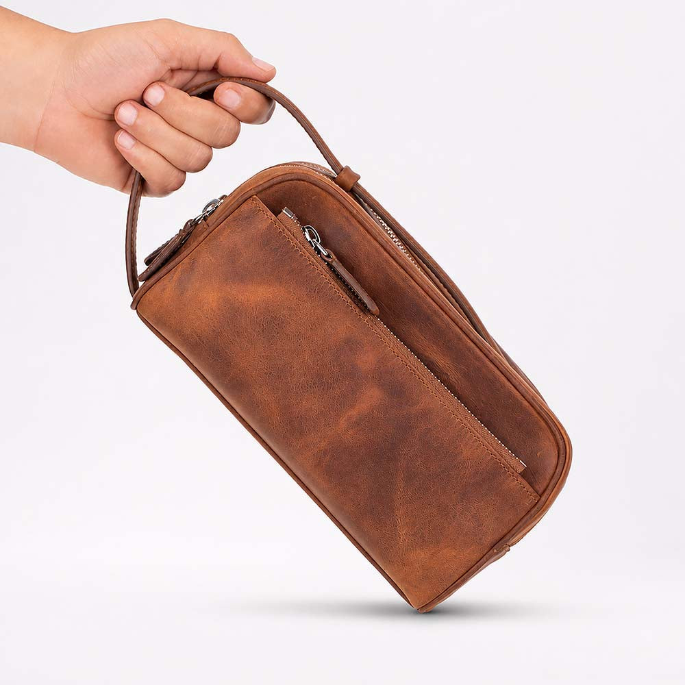 Travero Leather Dopp Kit