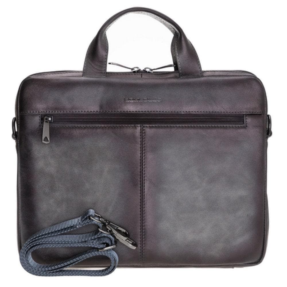 Bouletta 16" Apollo Genuine Leather Bags Apple MacBook Pro / Mac Book Air / Notebook Gray