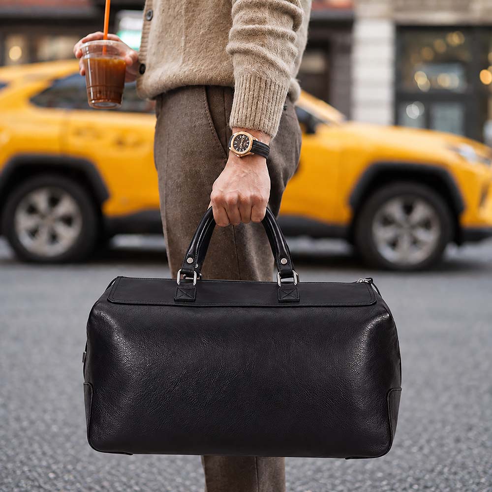 Marcovio Leather Travel Bag