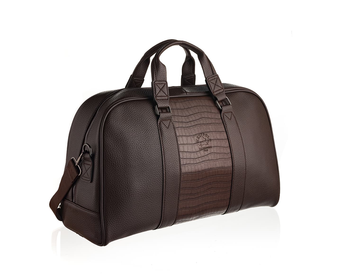 PU Leather Weekend Duffle Bag, 7027