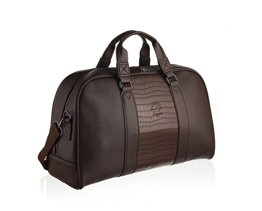 PU Leather Weekend Duffle Bag, 7027