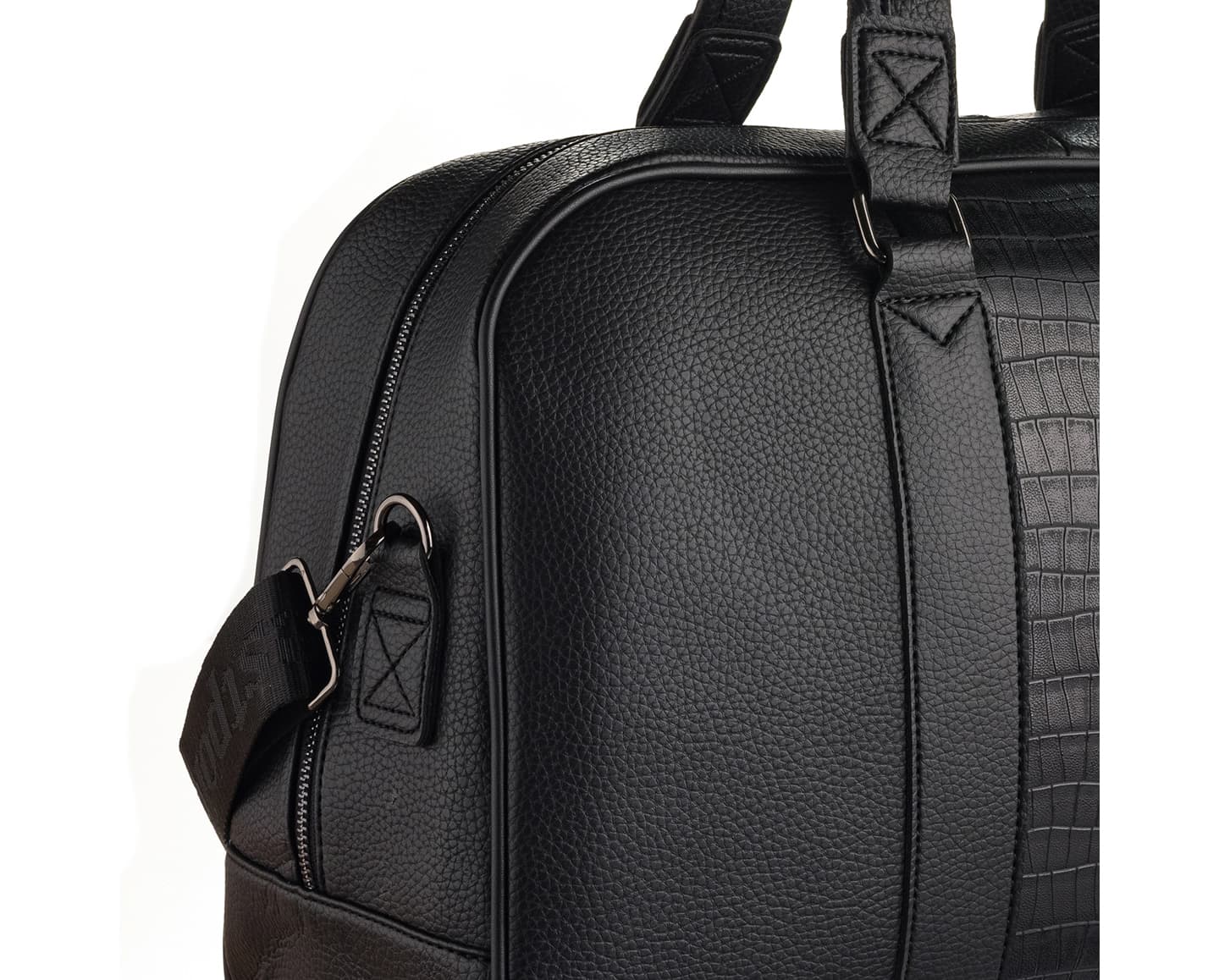 PU Leather Weekend Duffle Bag, 7027