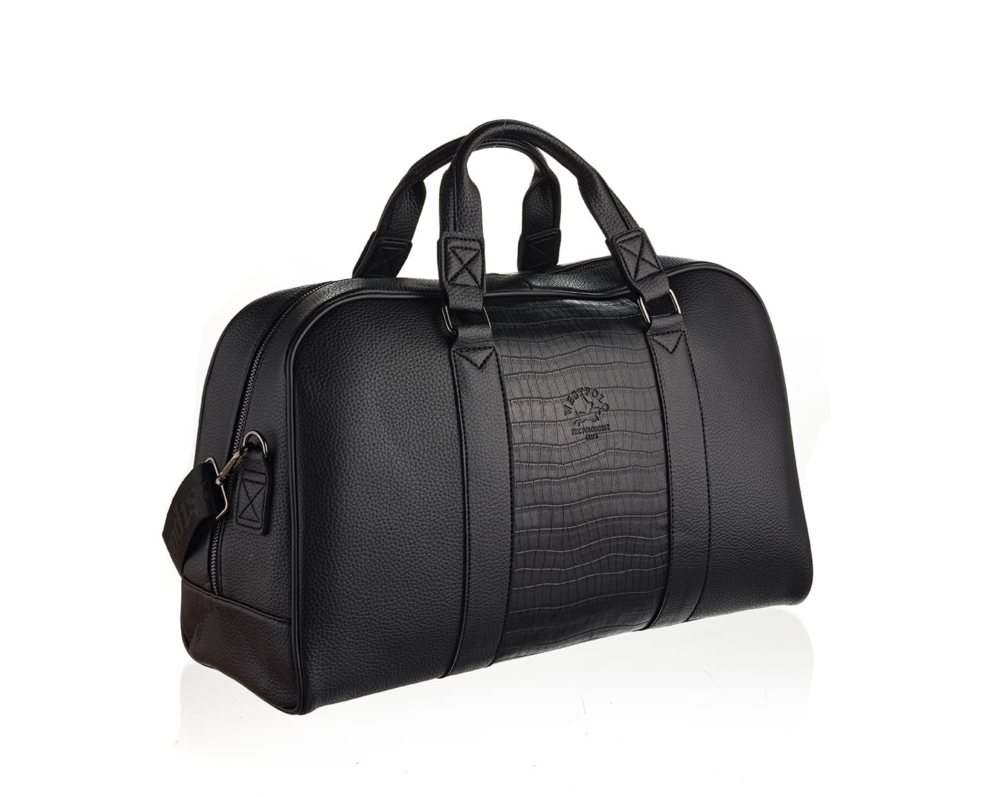 PU Leather Weekend Duffle Bag, 7027