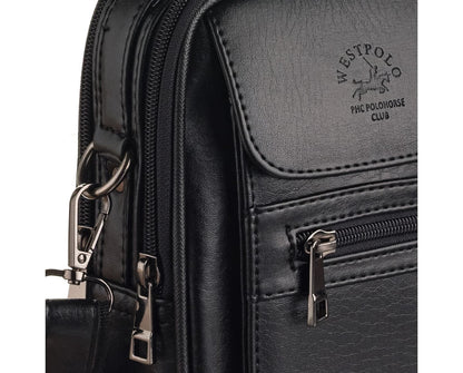 PU Leather Men's Handbag, 3001