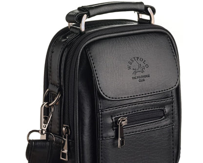 PU Leather Men's Handbag, 3001